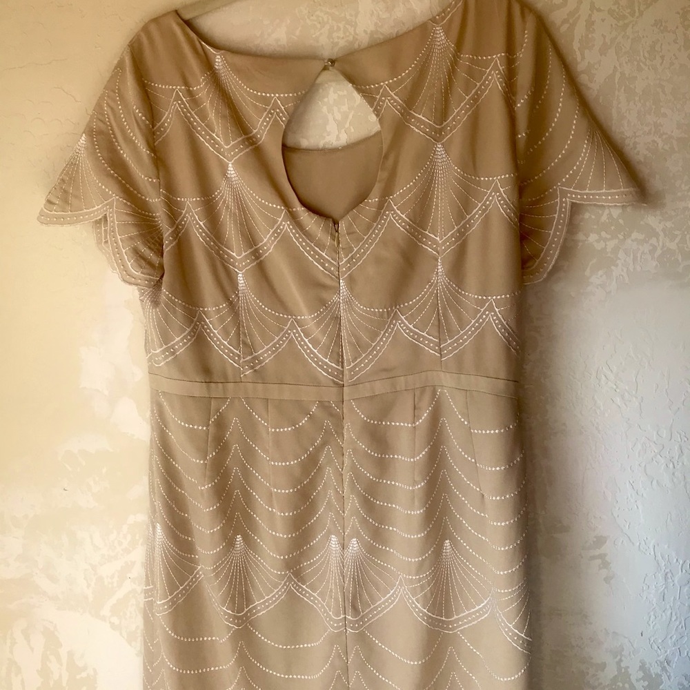 Antonio Melani neutral cocktail dress